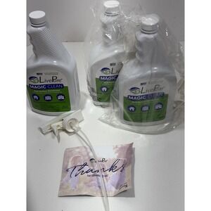 Lot 3 LivePure Magic Clean Multi-Surface Disinfectant for Home,Hospital